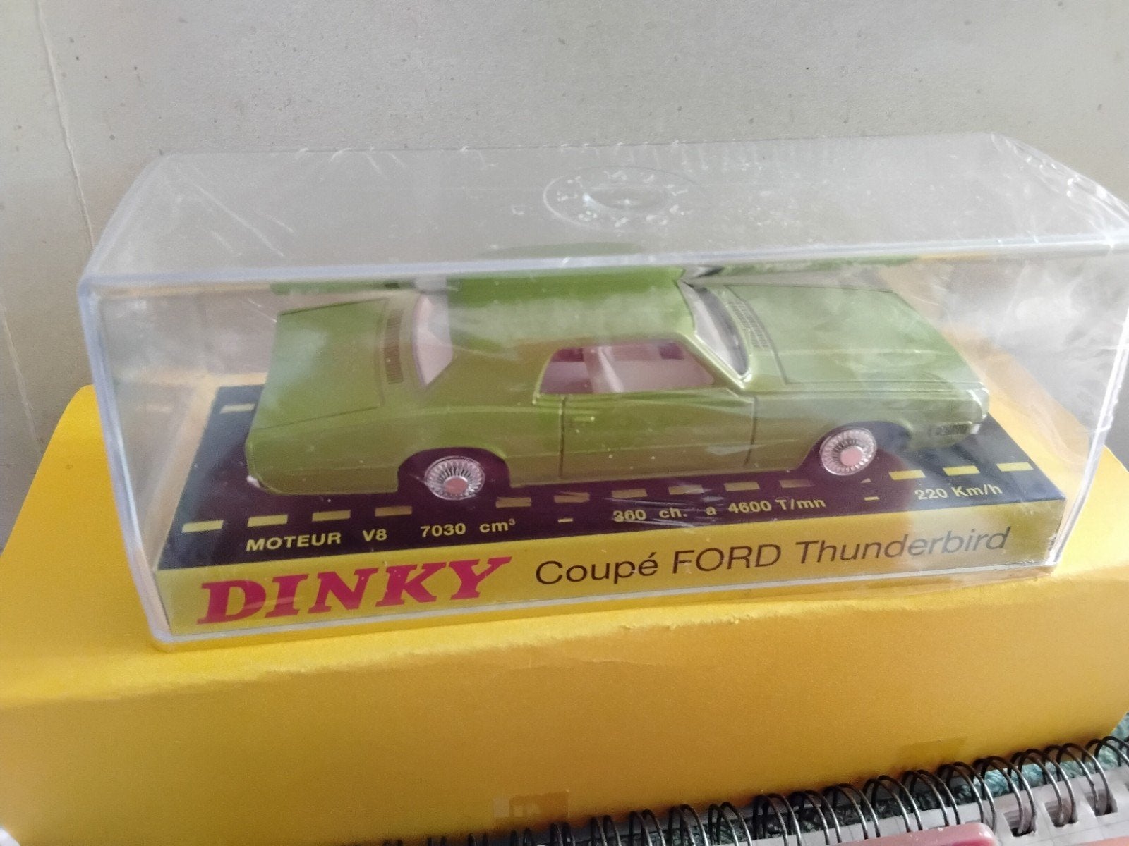 DINKY TOYS ATLAS COUPE FORD THUNDERBIRD NO 1419, Ophalen of Verzenden, Auto, Dinky Toys