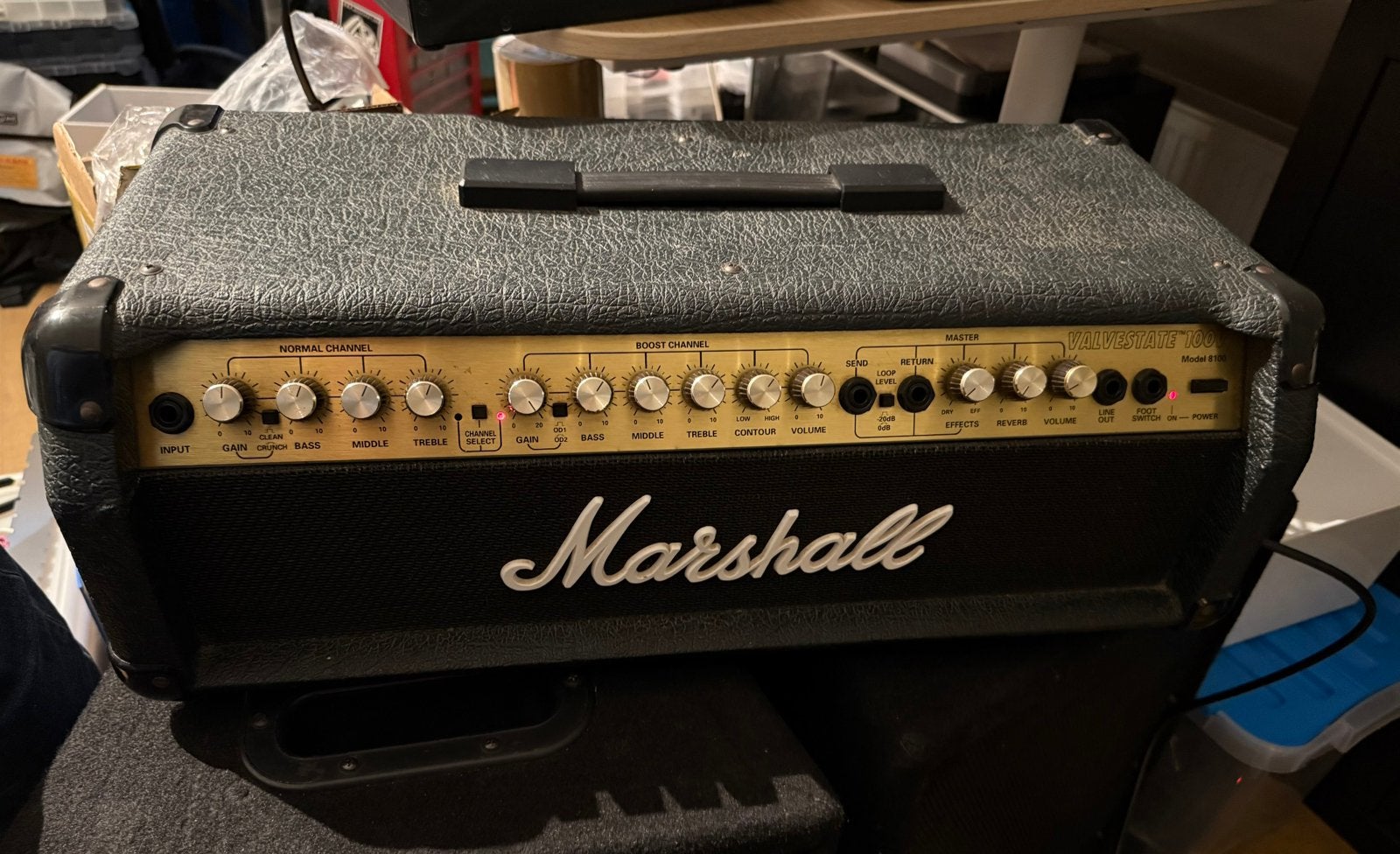Marshall 8100 head Valvestate - ruilen, Muziek en Instrumenten, Ophalen, Gebruikt, Gitaar, 50 tot 100 watt