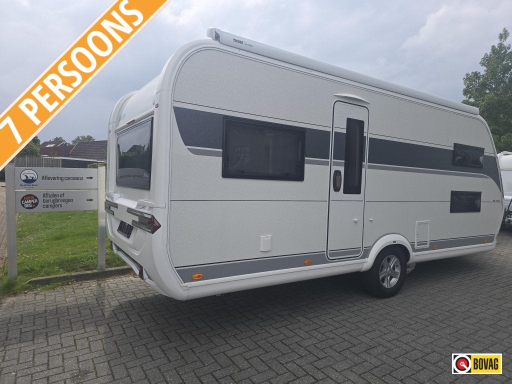 Hobby De Luxe 515 UHK Full options!, Caravans en Kamperen, Rondzit, Hobby, Bedrijf, Meer dan 6
