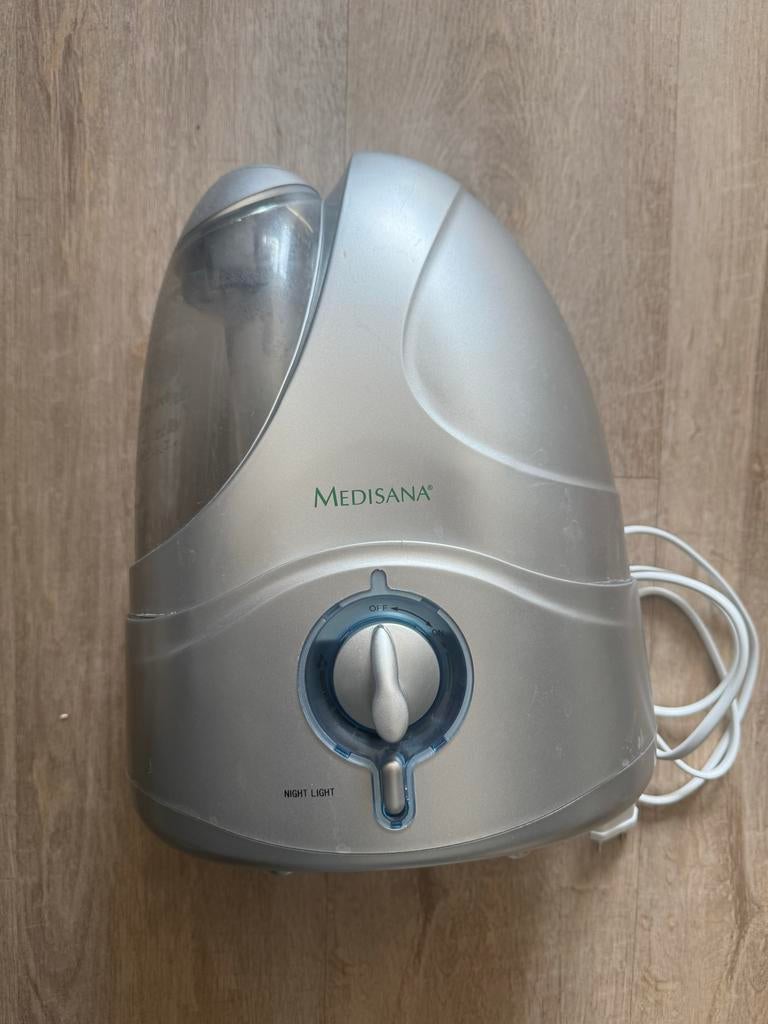 Medisana Luchtbevochtiger (air humidifier) - Zilverkleurig, Ophalen of Verzenden, Zo goed als nieuw, Luchtbevochtiger