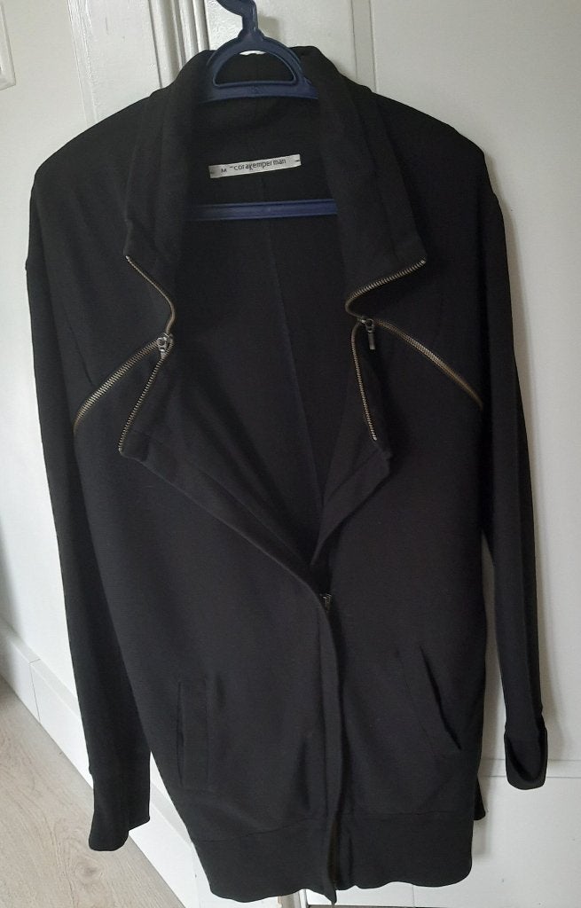 Cora Kemperman vest met ritsen zwart maat M, Kleding | Dames, Maat 38/40 (M), Zwart, Ophalen of Verzenden, Cora Kemperman