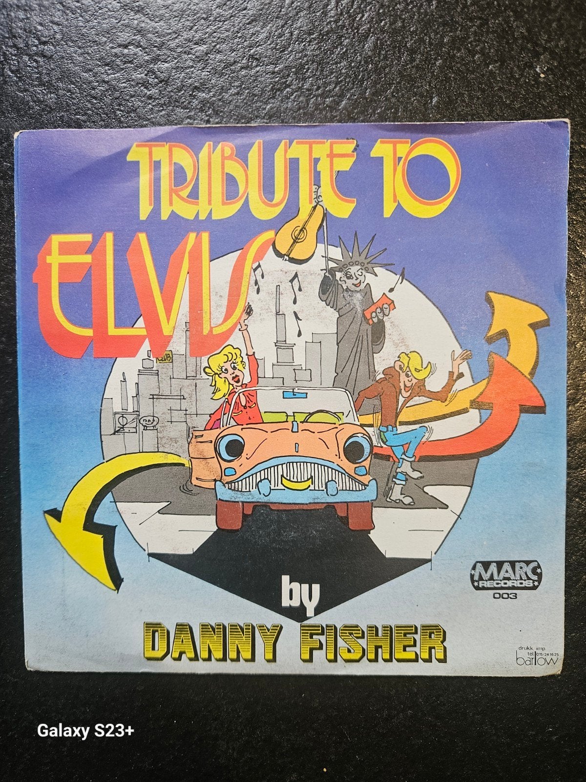 Tribute to Elvis by Danny Fisher - Single, Ophalen of Verzenden, Gebruikt, Pop, Single
