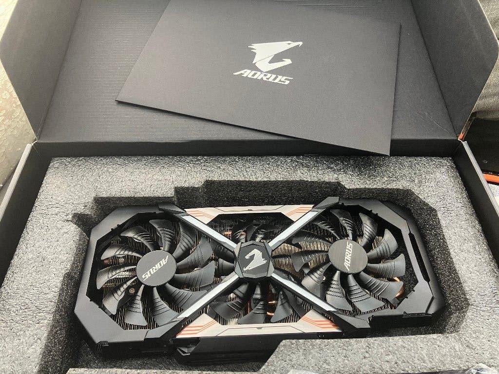 Gigabyte AORUS GTX 1080 Ti 11GB + waterblok + luchtkoeler, PCI-Express 3, HDMI, Ophalen of Verzenden, Nvidia
