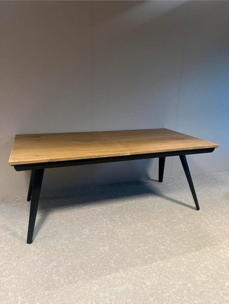 City uitschuiftafel 160cm van Henders en Hazel, 160 cm, Hout, 100 cm, Nieuw