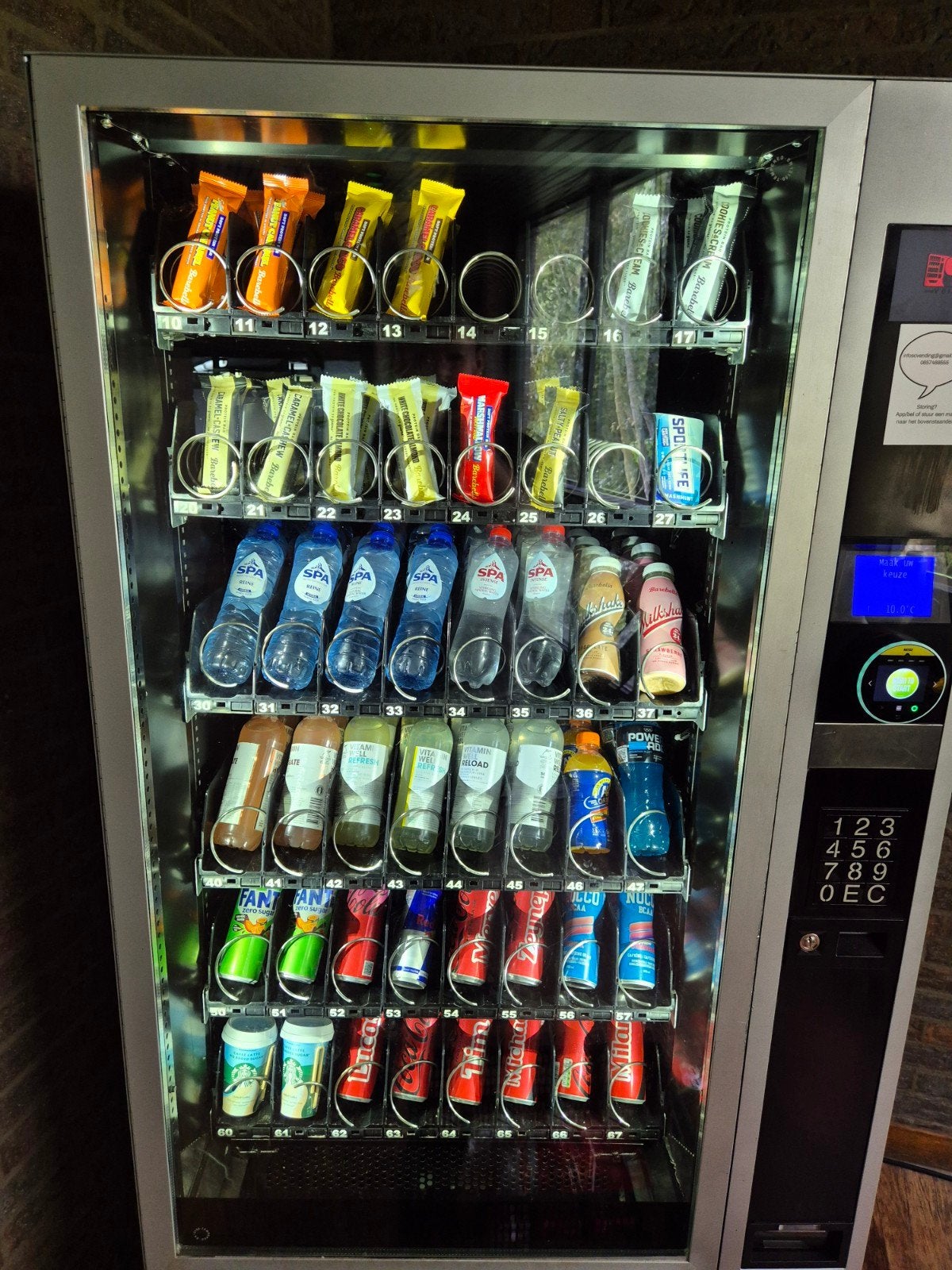 Locatie + Necta Samba automaat te koop, Ophalen of Verzenden