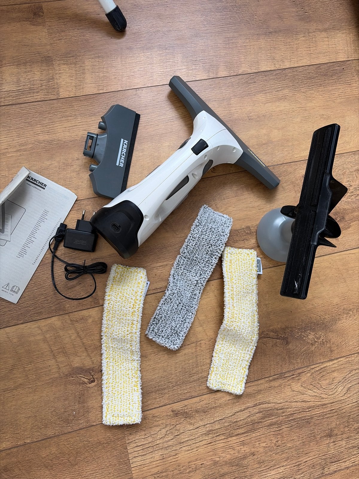 Kärcher Raamwisser Compleet met Accessoires, Ophalen of Verzenden, Zo goed als nieuw