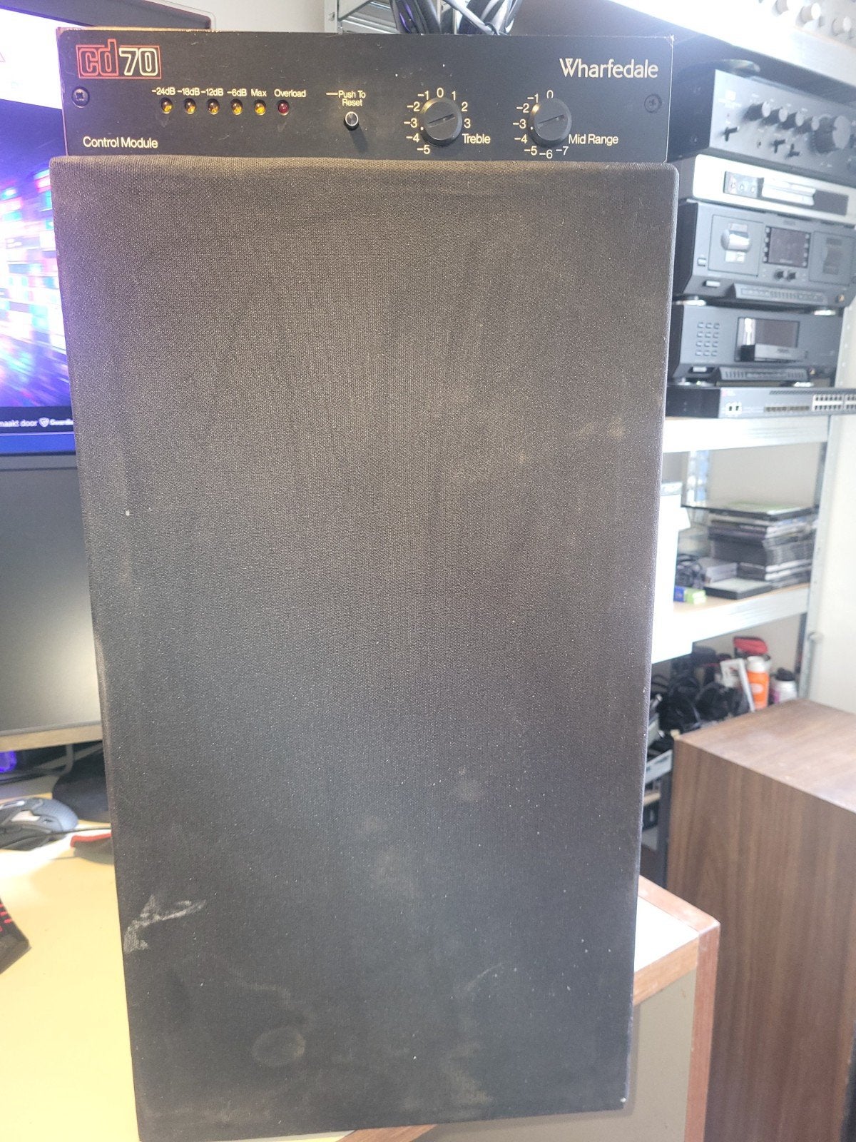 Wharfedale CD 70 Speakers Vintage!et - Vintage Hifi Geluid, Ophalen, Gebruikt, 120 tot 150 watt, Speakerset