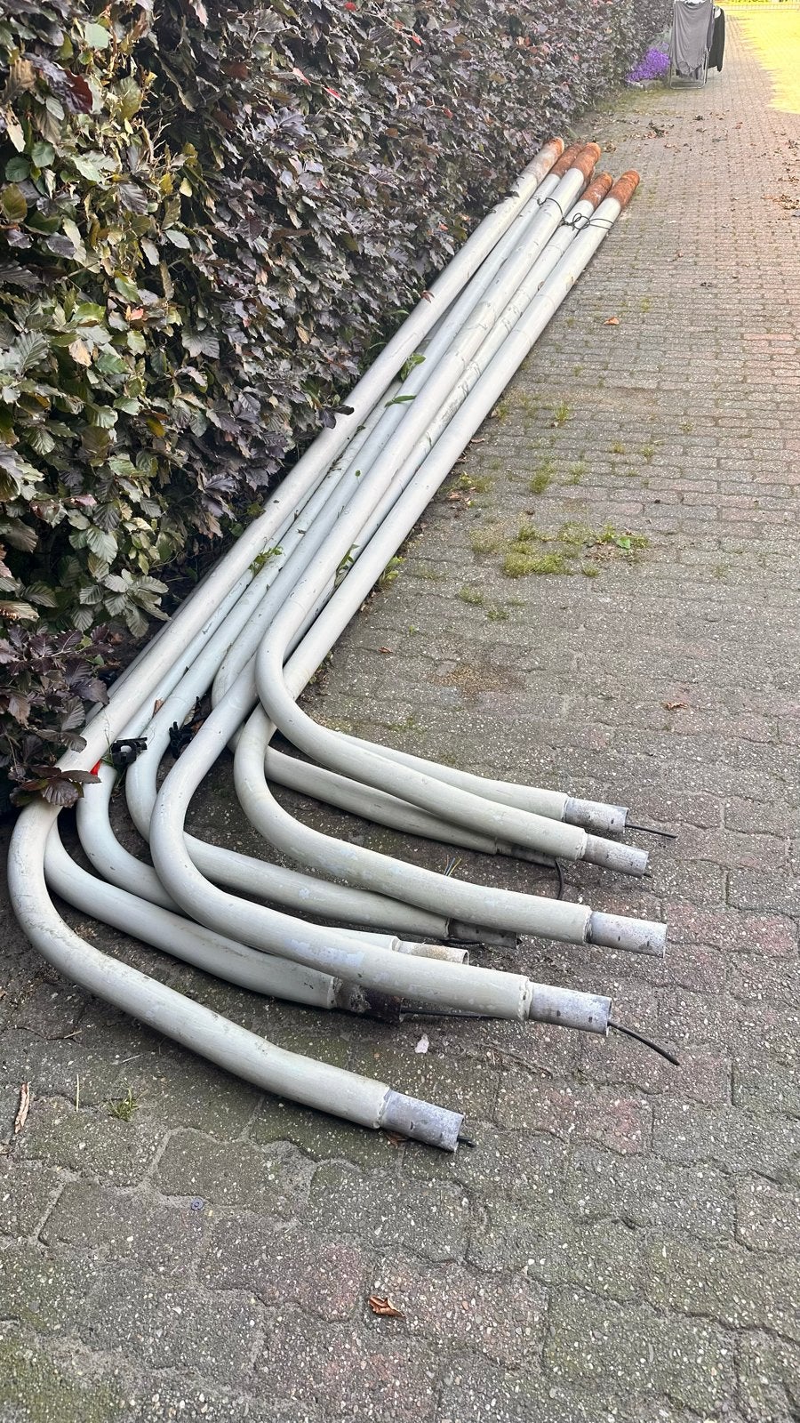 Lichtmasten lantaarnpalen met zekeringkasten en bedrading, Ophalen, Gebruikt, Overige typen, Netvoeding