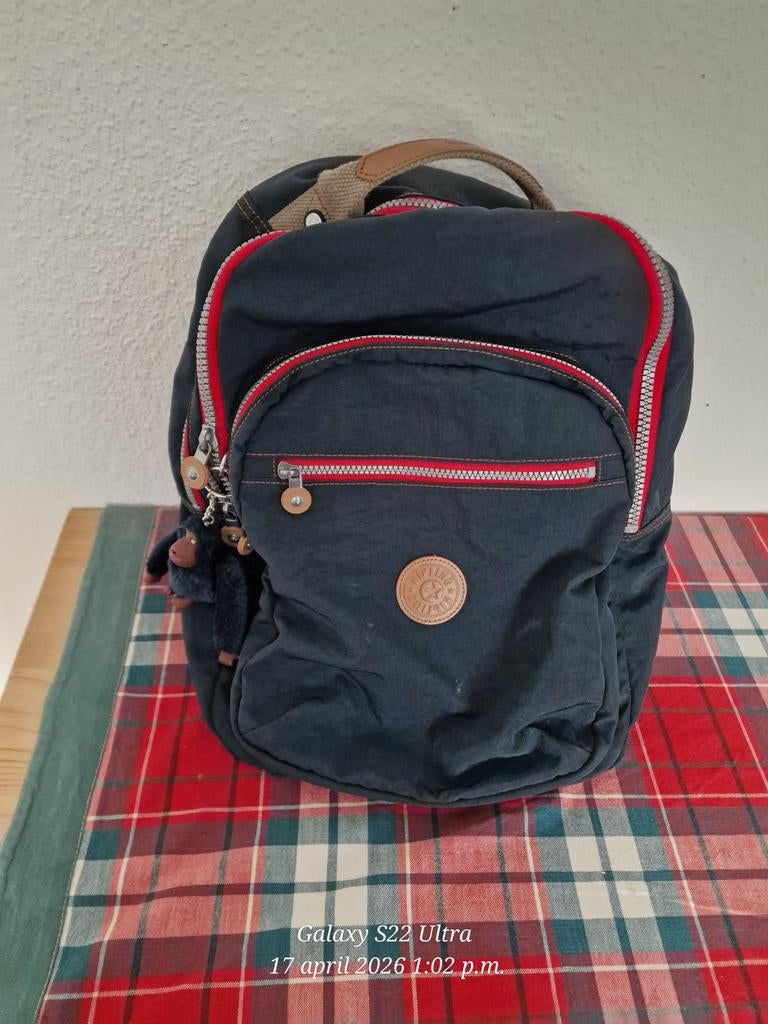 Z.g.a.n. Kipling Clas Seoul rugtas True navy Combo, 40 cm of meer, Kipling, Ophalen of Verzenden, Zo goed als nieuw