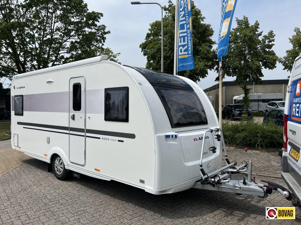 Adria Adora 512 UP Thule Luifel Mover Volaut, Caravans en Kamperen, Rondzit, Bedrijf, 5 tot 6 meter, 1250 - 1500 kg