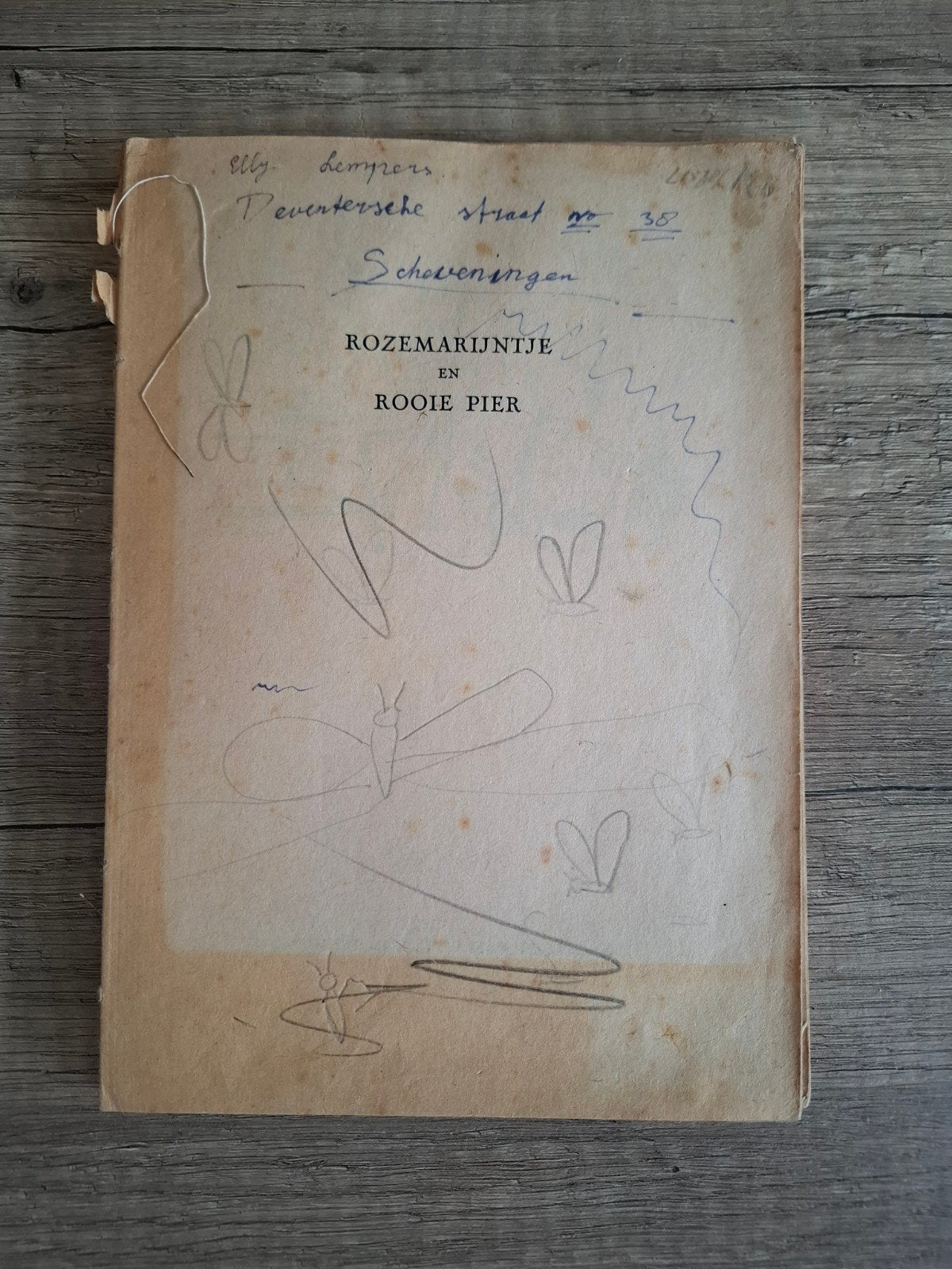 Kinderboek "Rozemarijntje en Rooie Pier" 3e druk zonder kaft, Boeken, Ophalen of Verzenden, Gelezen