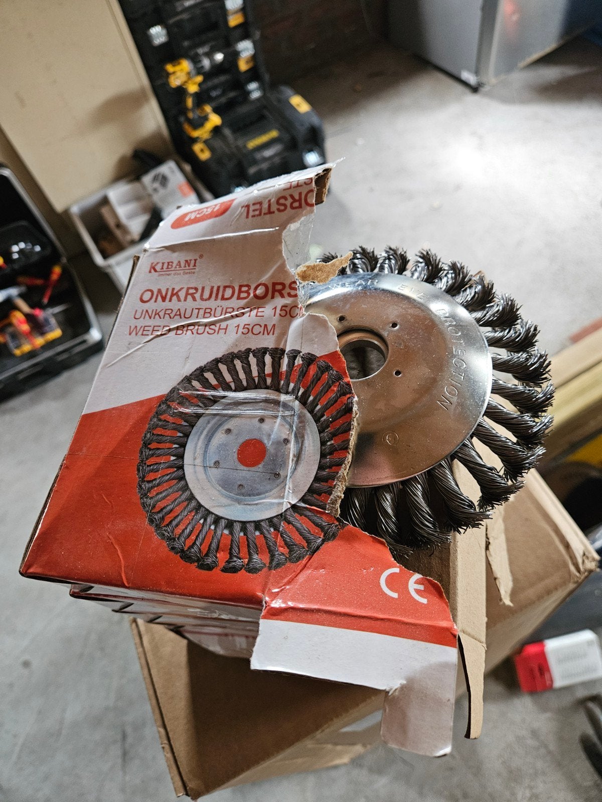 Onkruidborstel 15cm voor bosmaaiers (benzine), Ophalen, Benzine, Nieuw, Kibani