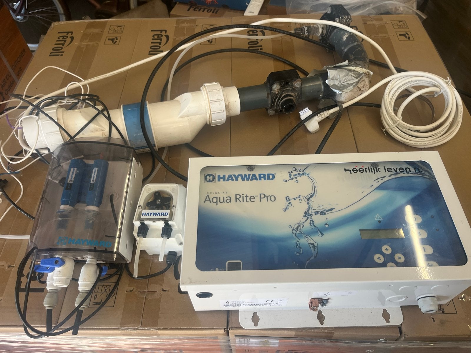 Hayward Aqua Rite Pro Zoutwatersysteem AQR-PRO-E, Ophalen of Verzenden, Gebruikt, Overige typen