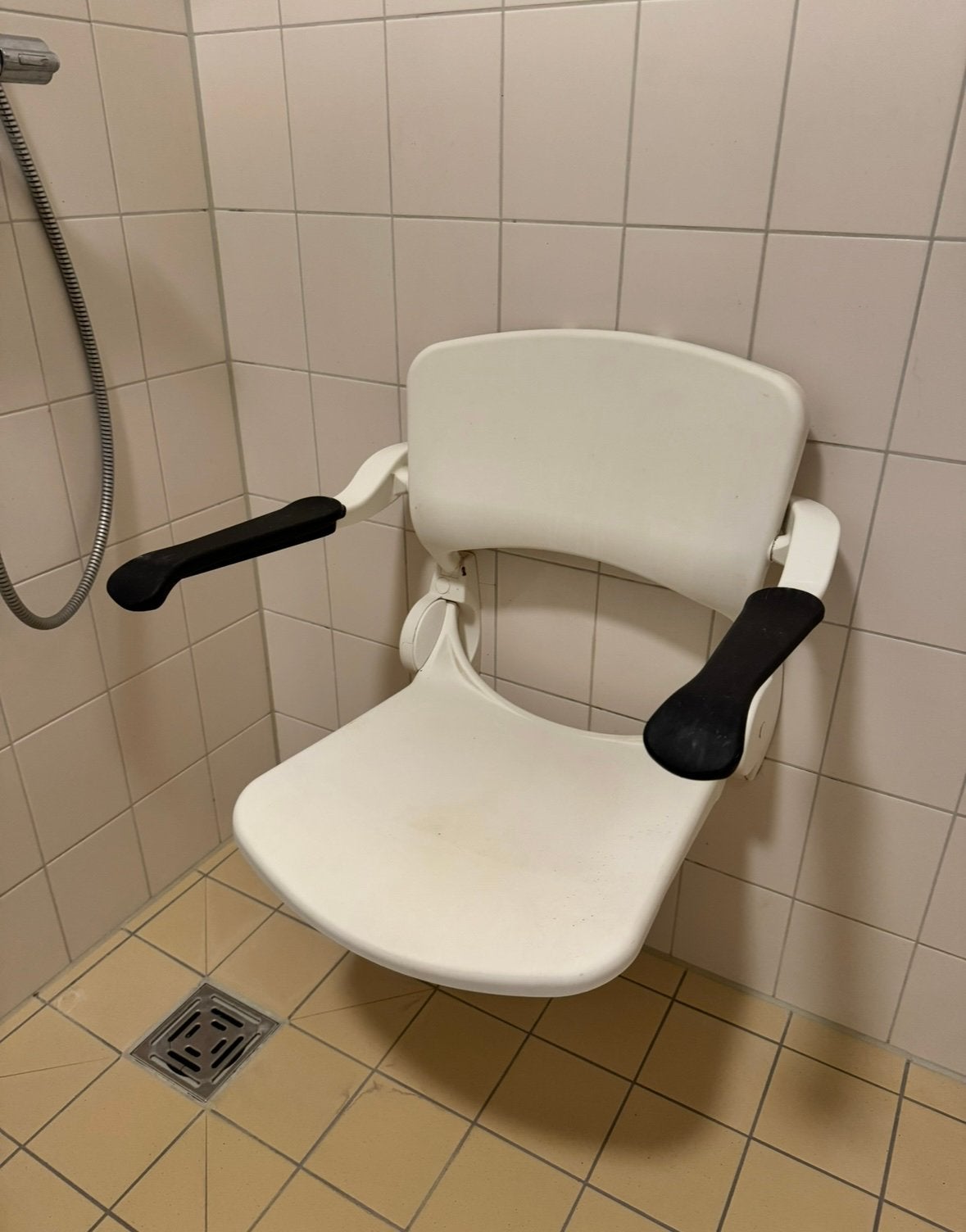 Douche zitting opklapbaar, Ophalen, Gebruikt