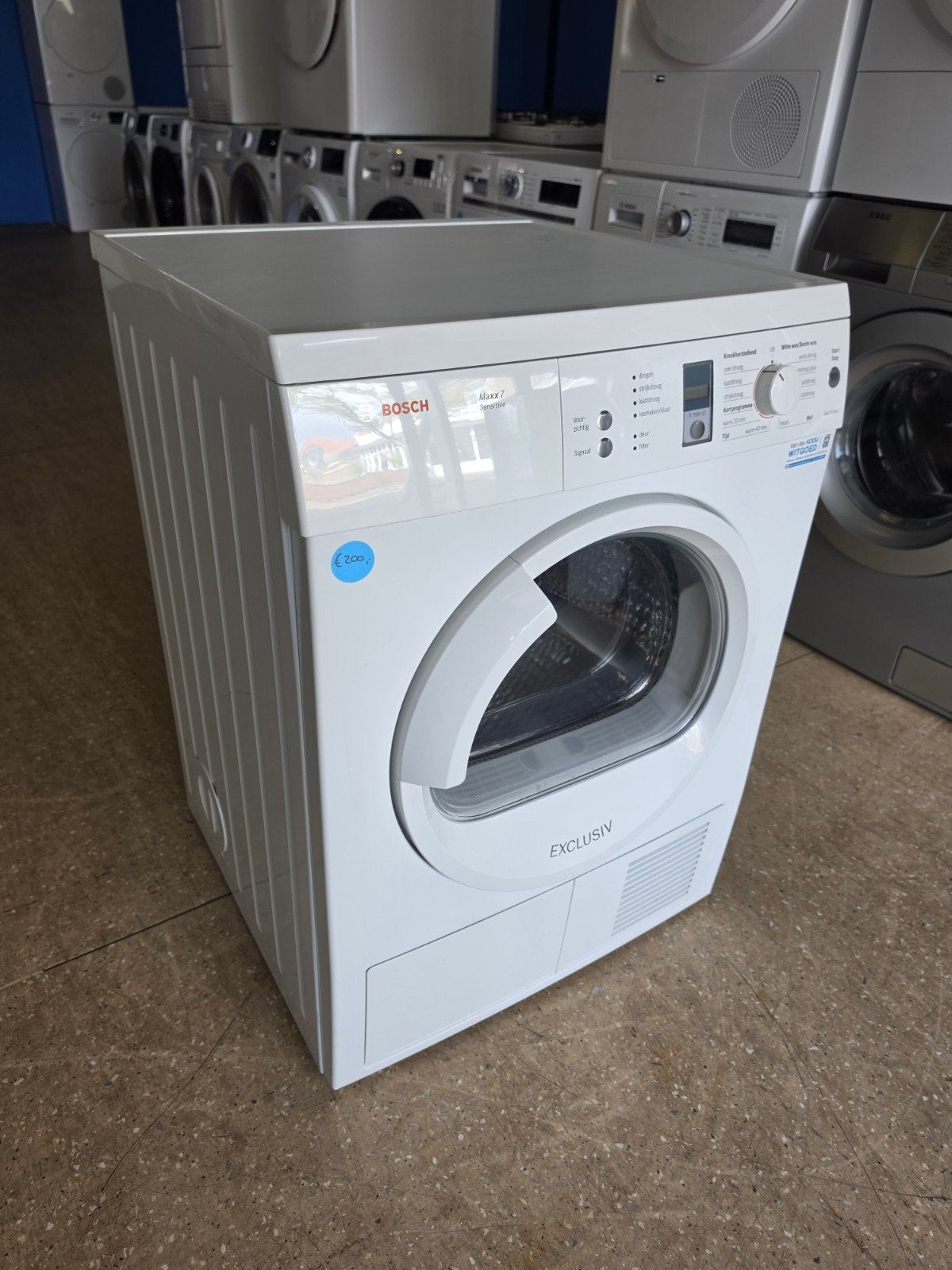 Bosch Maxx Sensitive afvoerdroger | 7 kilo | Gratis thuis ✅️, Bosch, Jirnsum, 6 tot 8 kg, Luchtafvoer