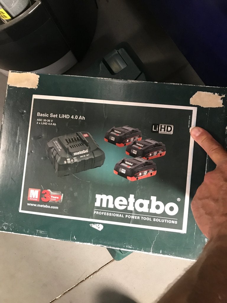 Metabo Basic set LIHD 4.0 AH, Ophalen of Verzenden, Nieuw, Accuboormachine, Metallo