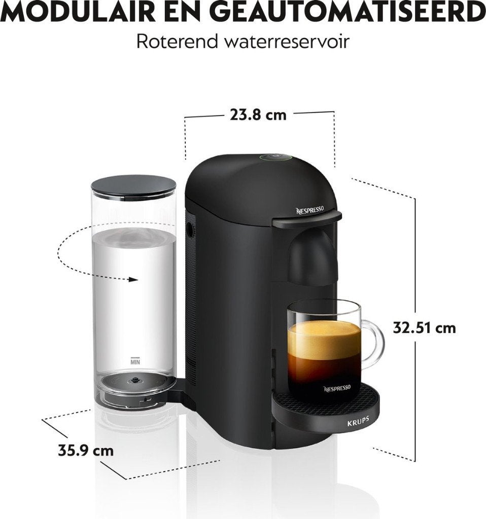 Foto 2 van Nespresso Krups Vertuo Plus XN903N (Koffieapparaat)*nieuw*