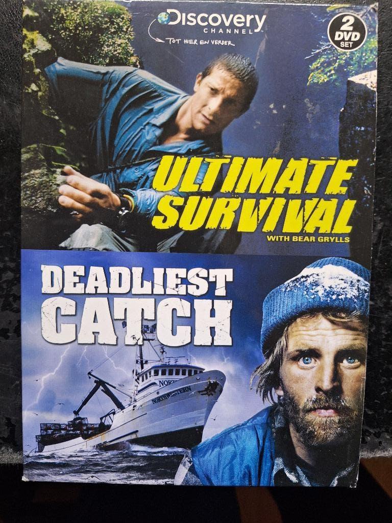 ultimate survival  en deadliest catch, Cd's en Dvd's, Vanaf 9 jaar, Ophalen of Verzenden, Gebruikt, Natuur