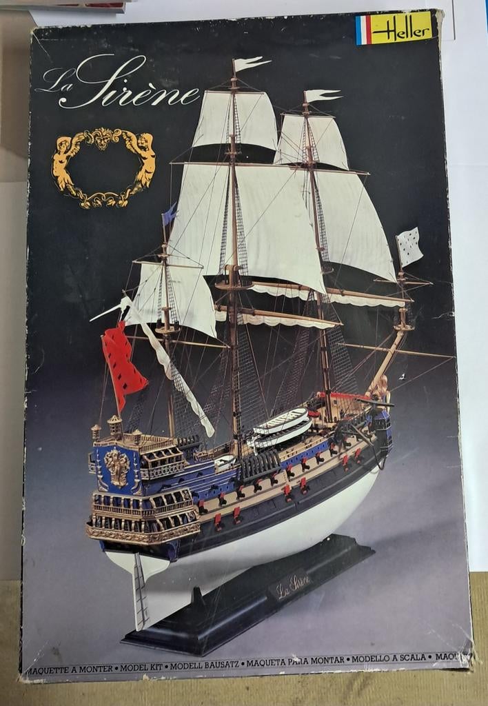 La Sirene. Heller 893. Schaal 1:200., Hobby en Vrije tijd, Modelbouw | Boten en Schepen, Ophalen of Verzenden, Zo goed als nieuw