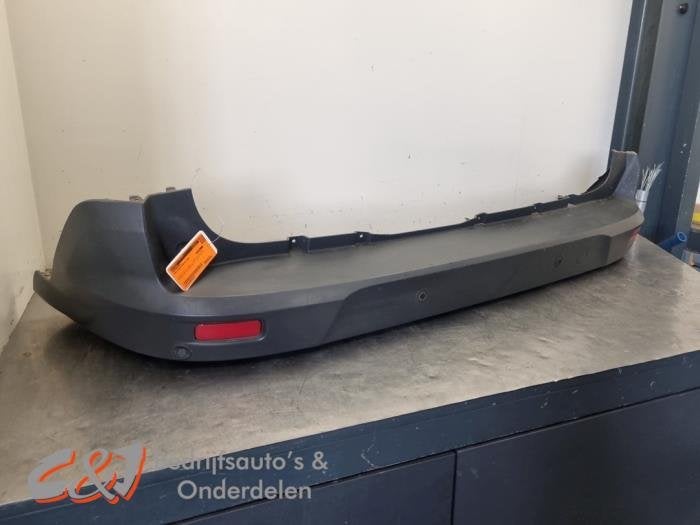 Achterbumper van een Ford Transit Connect, Gebruikt, -, -, Ophalen of Verzenden