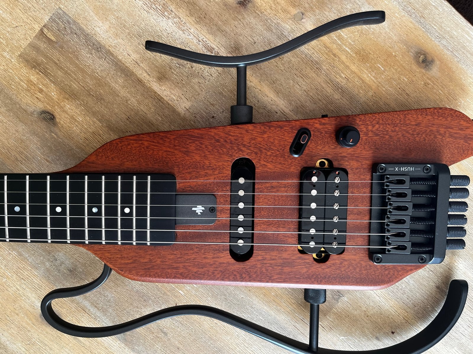 Donner HUSH-X Reisgitaar - Zo goed als nieuw, Muziek en Instrumenten, Snaarinstrumenten | Gitaren | Elektrisch, Ophalen of Verzenden