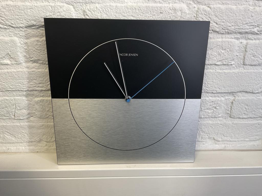 Jacob Jensen Klok 315 - Modern Design wandklok, Ophalen, Zo goed als nieuw, Analoog, Wandklok