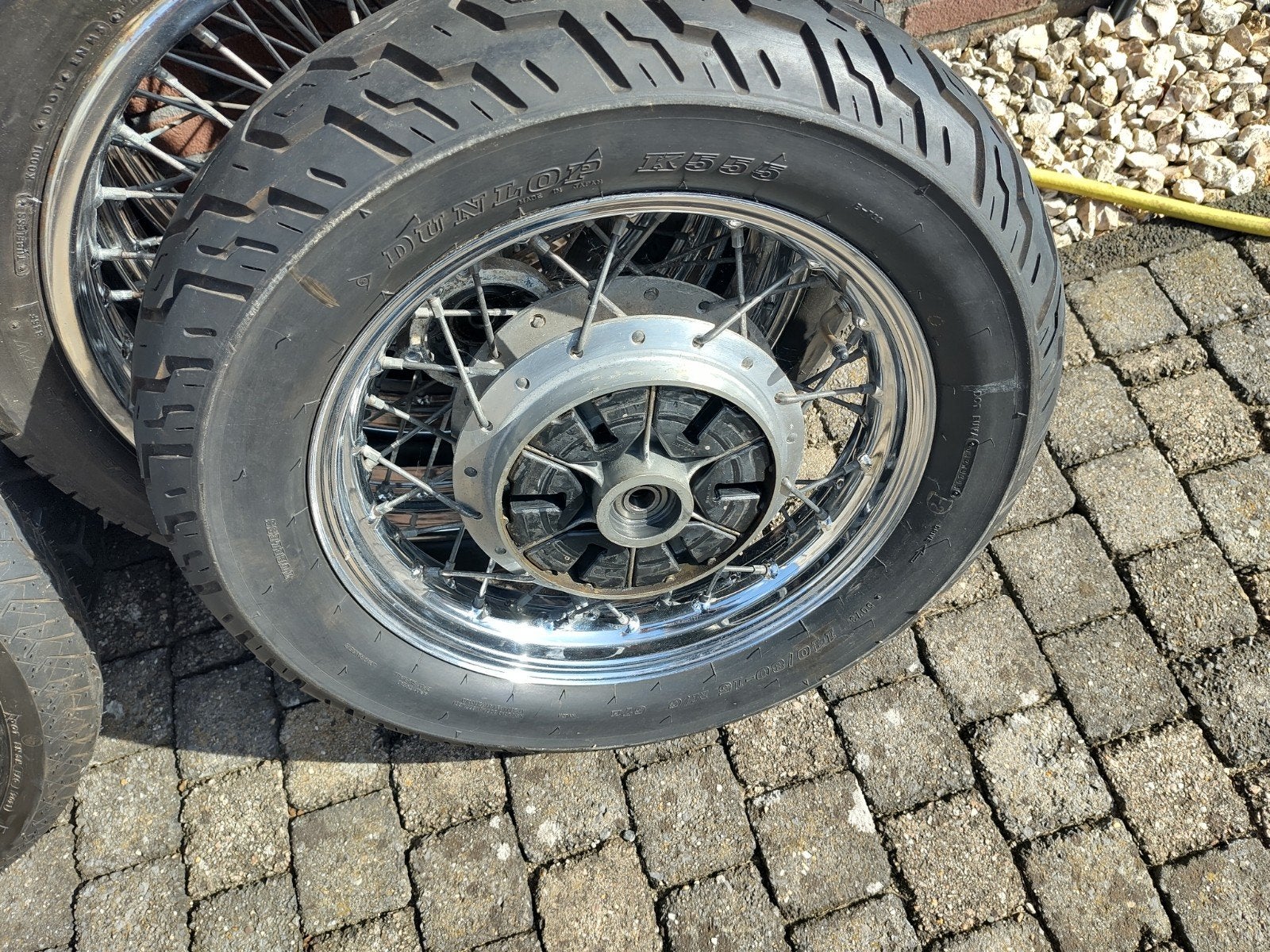 Suzuki Savage ls 650 wielen set incl nette banden, Motoren, Ophalen of Verzenden
