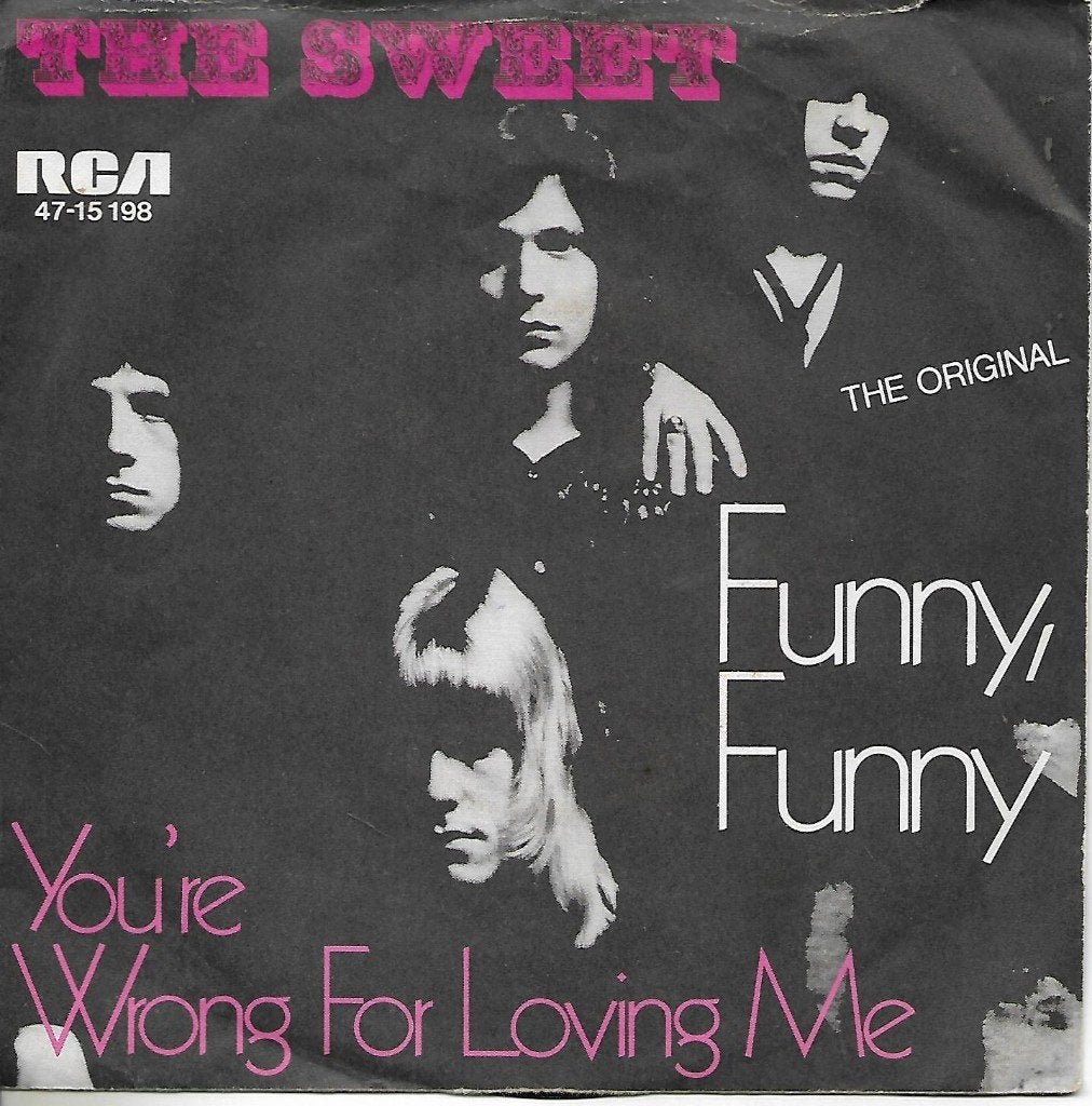 The Sweet - Funny funny, Cd's en Dvd's, Vinyl Singles, Gebruikt, 7 inch, Single, Pop