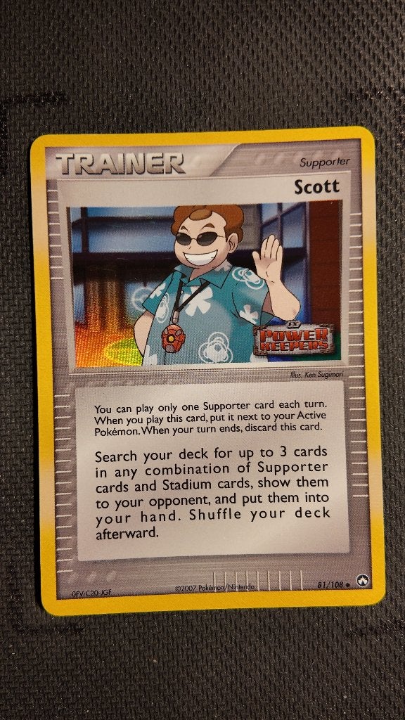 Scott 81 Power Keepers | Pokemon kaart, Ophalen, Zo goed als nieuw, Losse kaart, Foil