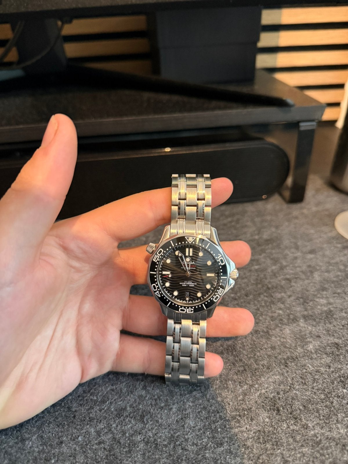 Omega seamaster, Sieraden, Tassen en Uiterlijk, Horloges | Heren, Verzenden, Zo goed als nieuw, Staal, Omega