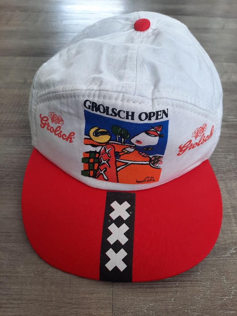 Te koop: Grolsch open Amsterdam Tennis, petje / cap, cadeau, Ophalen of Verzenden, Zo goed als nieuw, Overige typen, Grolsch