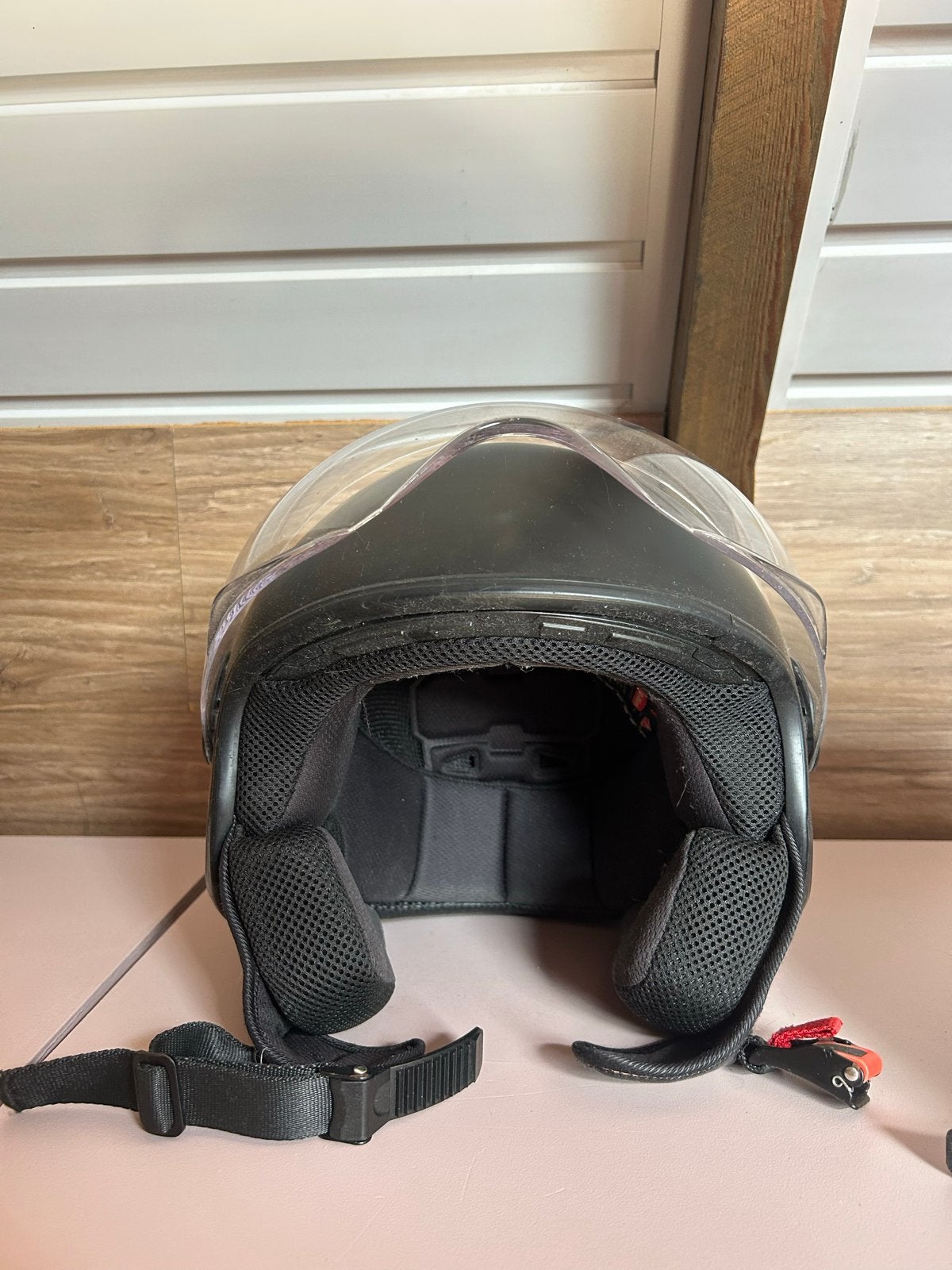 Vito Helmets Jethelm Zwart Maat S (55-56cm), Heren, Jethelm, S, Tweedehands