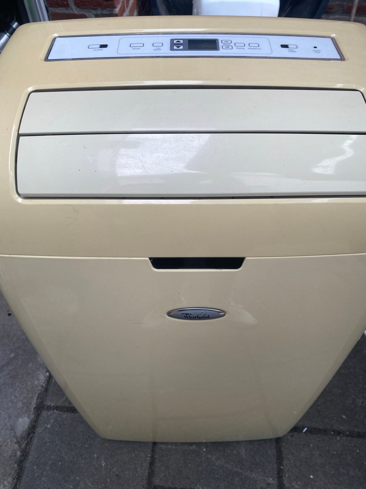 Whirlpool Mobiele Airco AMD 081 - Koelen en Ontvochtigen, Gebruikt, Minder dan 60 m³, Timer, 3 snelheden of meer