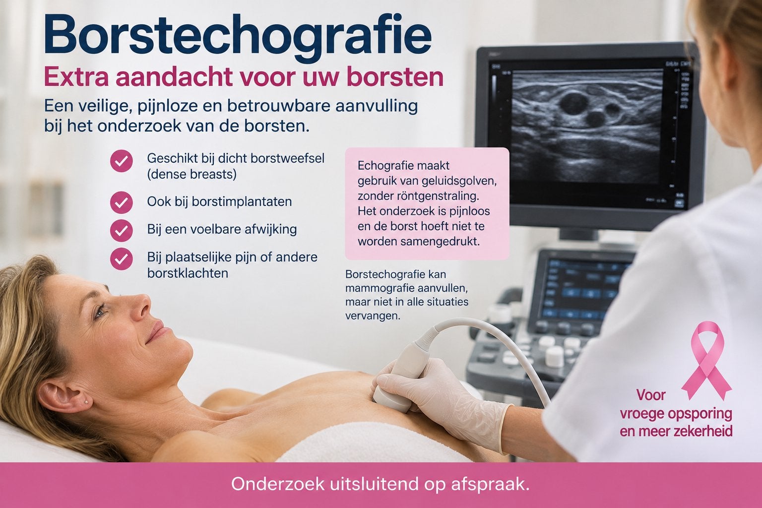 Echoapparaat, Borstechografie