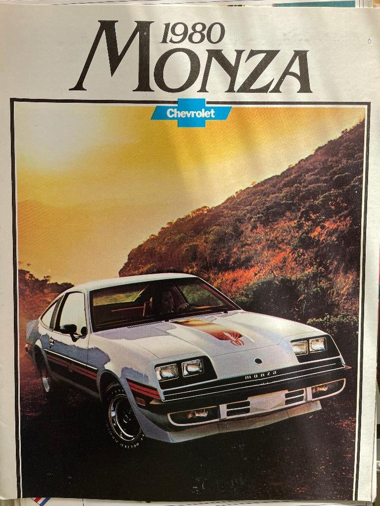 Folder van Chevrolet Monza 1980, Ophalen of Verzenden, Nieuw, Chevrolet