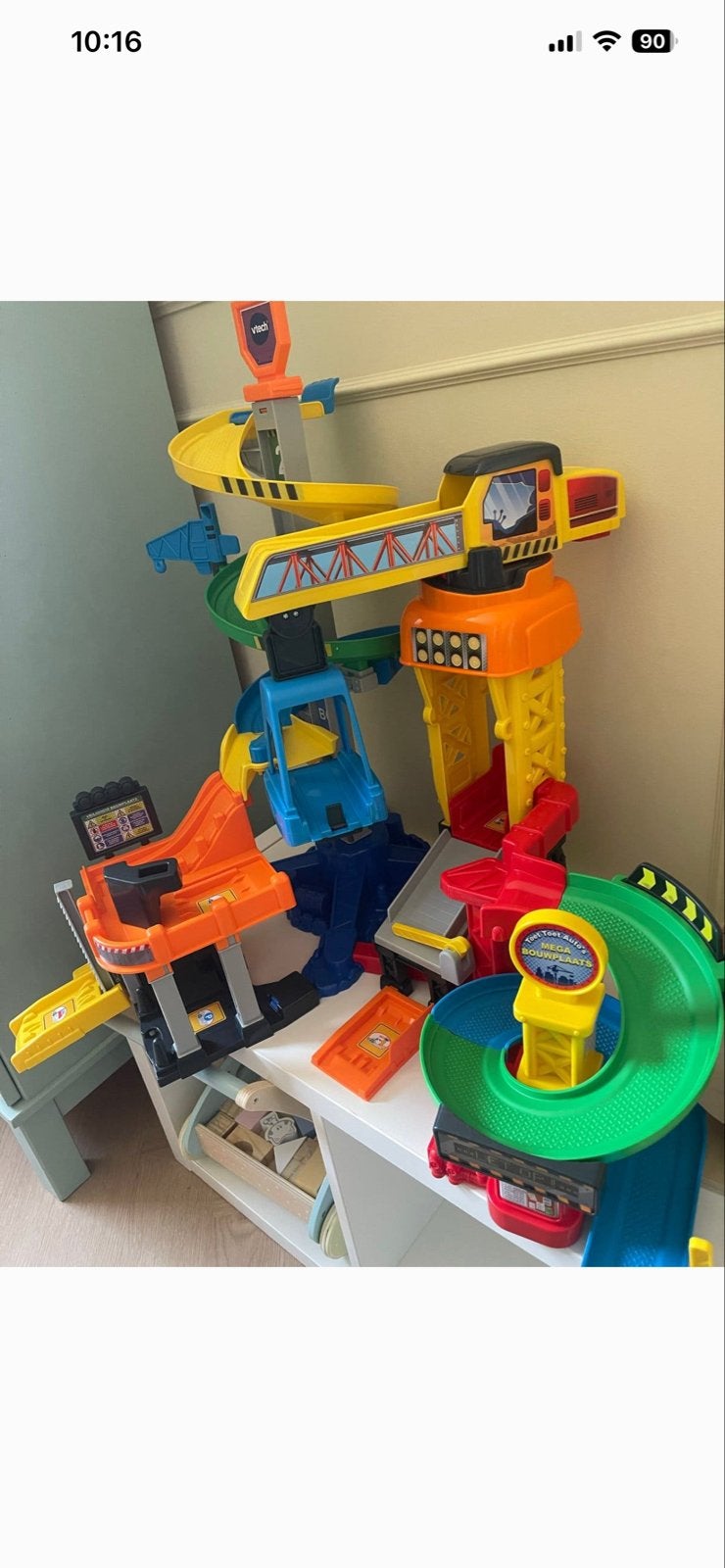 VTech Toet Toet Auto's  Bouwplaats Speelset, Kinderen en Baby's, Ophalen, Zo goed als nieuw, 6 maanden tot 2 jaar