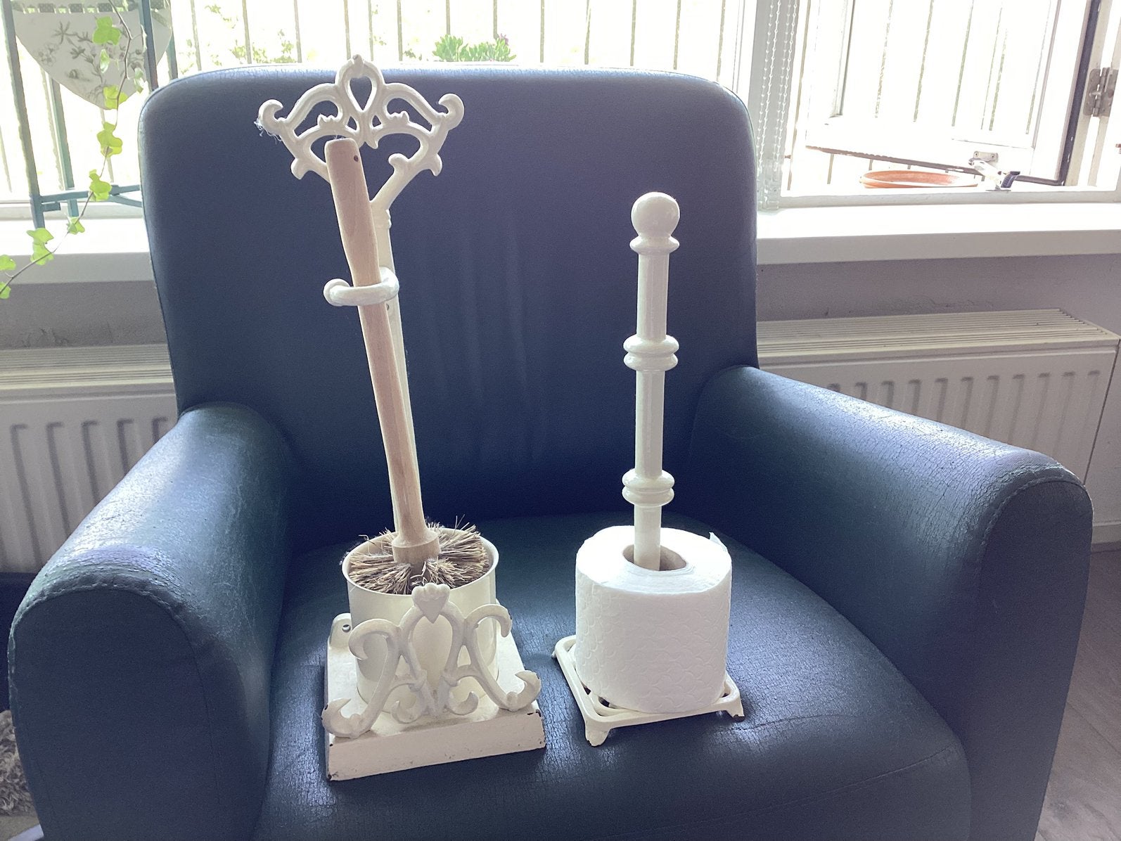 Brocante toiletaccessoires, Minder dan 50 cm, Overige typen, Ophalen of Verzenden, Zo goed als nieuw