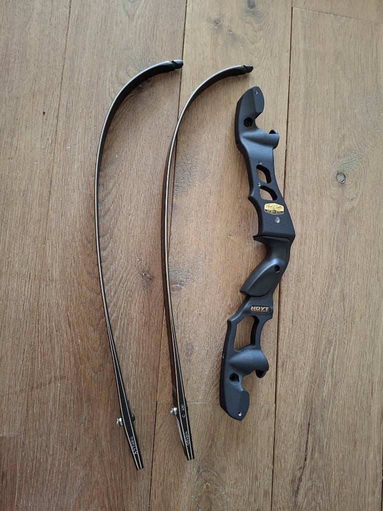 Recurve boogsportset Hoyt Satori + Samick ILF, Sport en Fitness, Handboogschieten, Ophalen, Zo goed als nieuw, Recurveboog