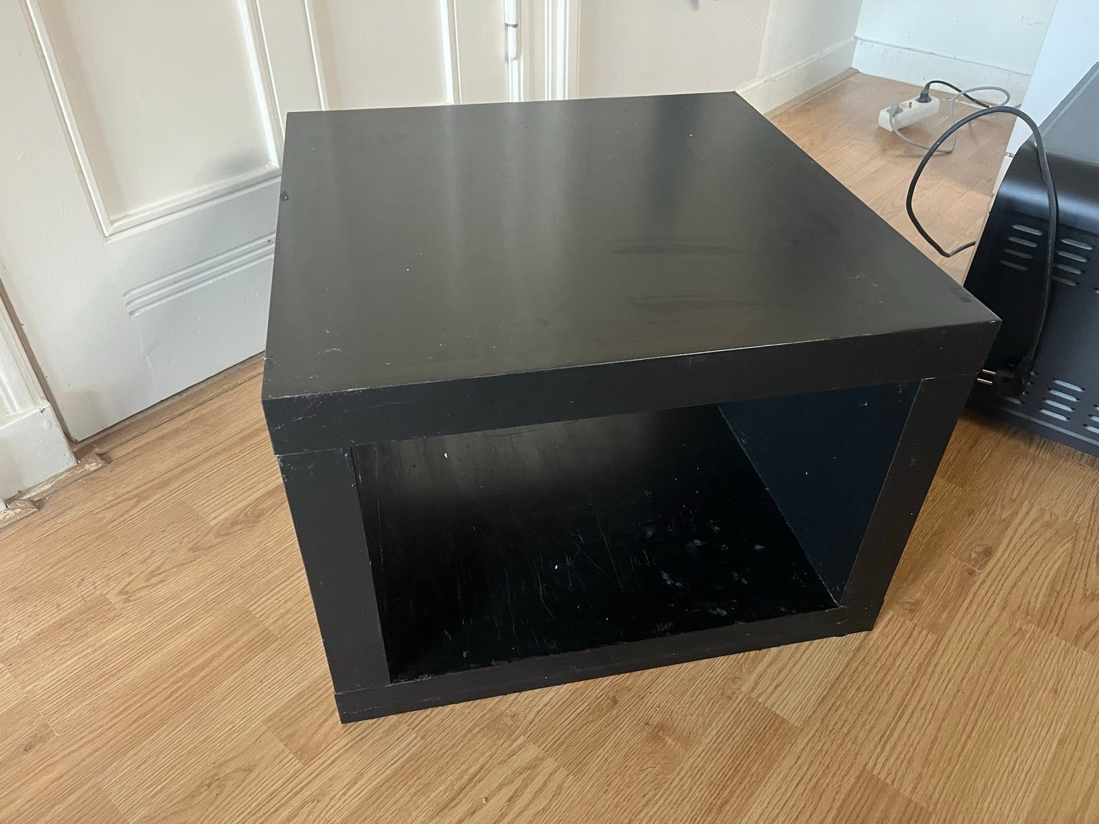 Zwart geverfd IKEA kastje - 55x55x39 cm, Ophalen, Gebruikt