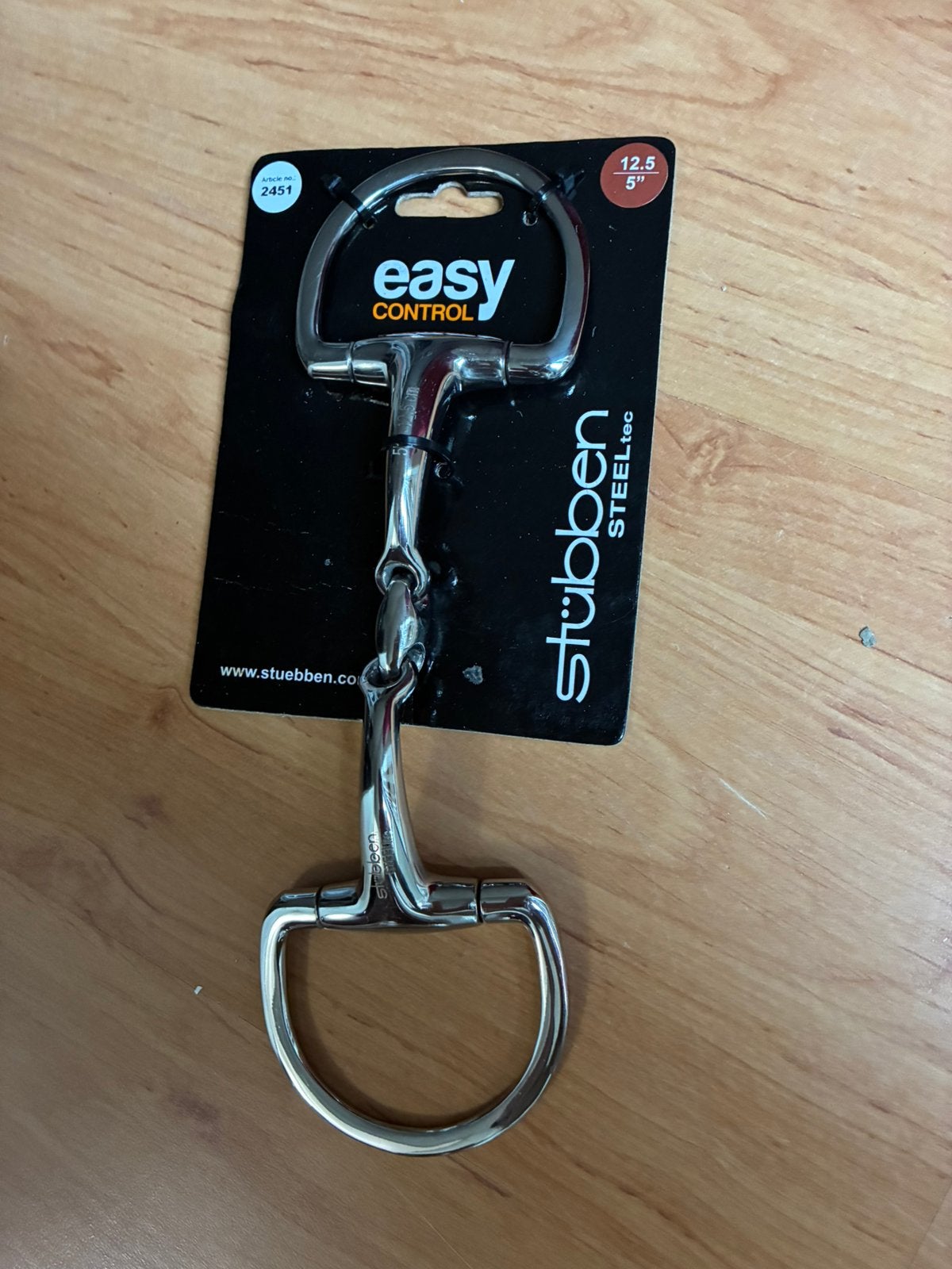 Bit, Stubben easy control, 12.5, Dieren en Toebehoren, Ophalen of Verzenden, Nieuw, Dressuur