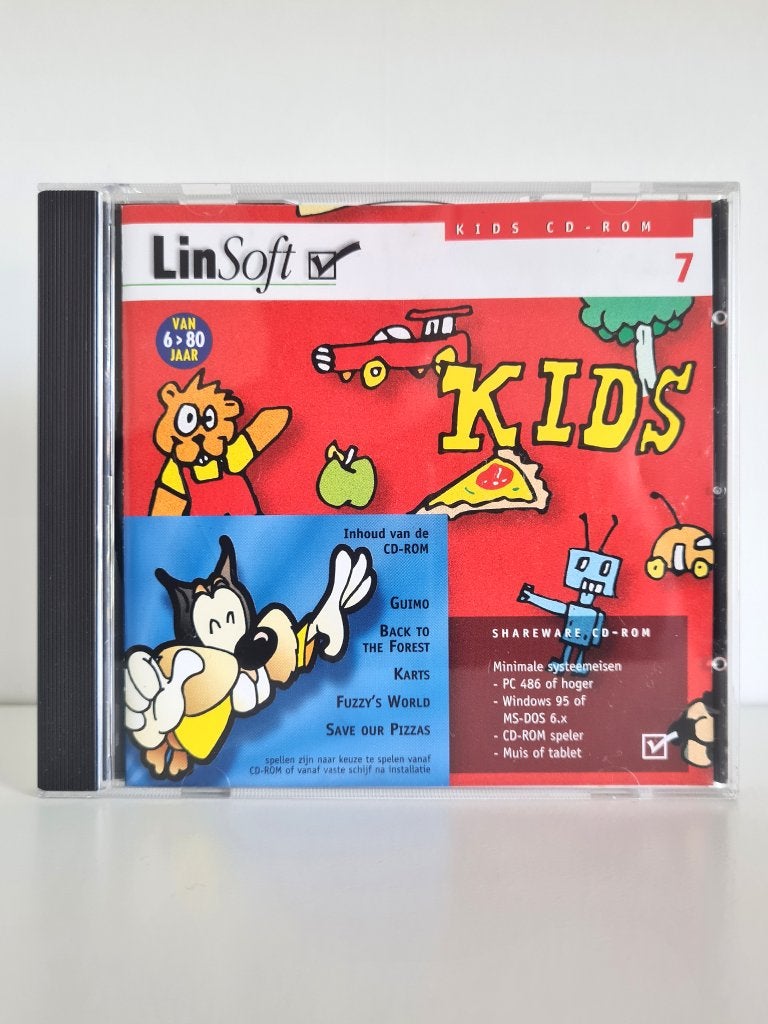 LinSoft Kids 7 (o.a. Skunny Games) - PC cd-rom, Spelcomputers en Games, Games | Pc, Verzenden, 1 speler, Zo goed als nieuw, Vanaf 3 jaar