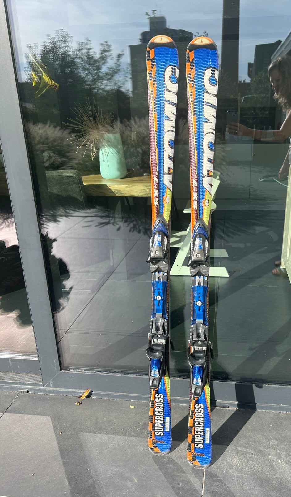 Atomic supercross ski’s 1.50, Sport en Fitness, Skiën en Langlaufen, 140 tot 160 cm, Gebruikt, Ophalen of Verzenden, Carve
