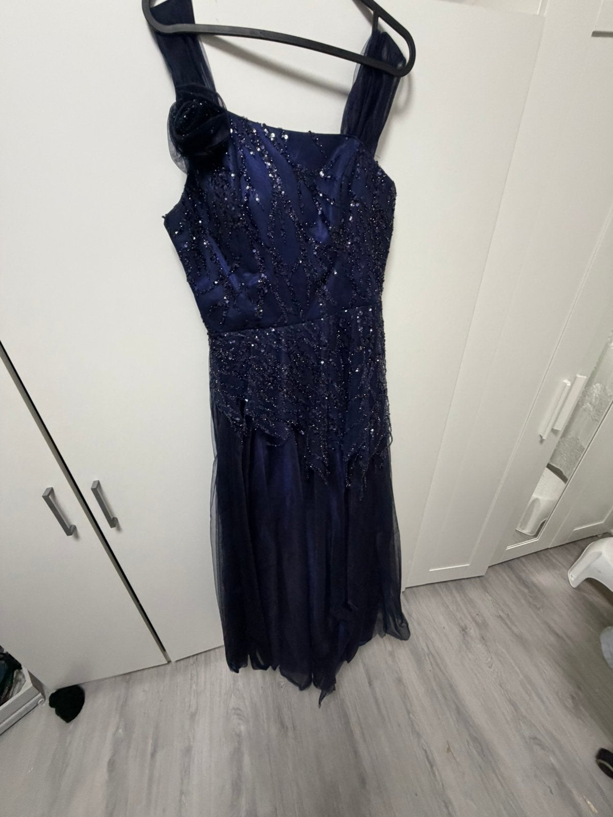 Gala jurken, Ophalen, Galajurk, Blauw, Maat 46/48 (XL) of groter