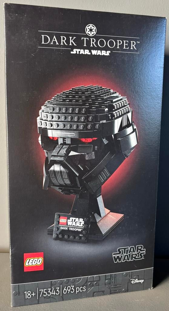 LEGO 75343 Dark Trooper helm, Ophalen of Verzenden, Nieuw, Beeldje of Buste