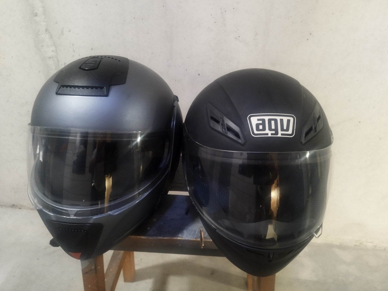 AGV k4 Integraalhelm en een systeem helm., M, Heren, Ophalen of Verzenden, Tweedehands