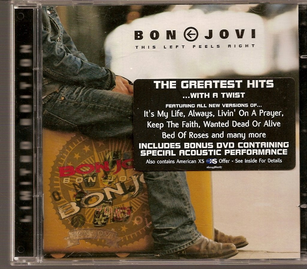 Bon Jovi - This left feels right, the greatest hits (+ dvd), Ophalen of Verzenden, Nieuw in verpakking, Rock, Album