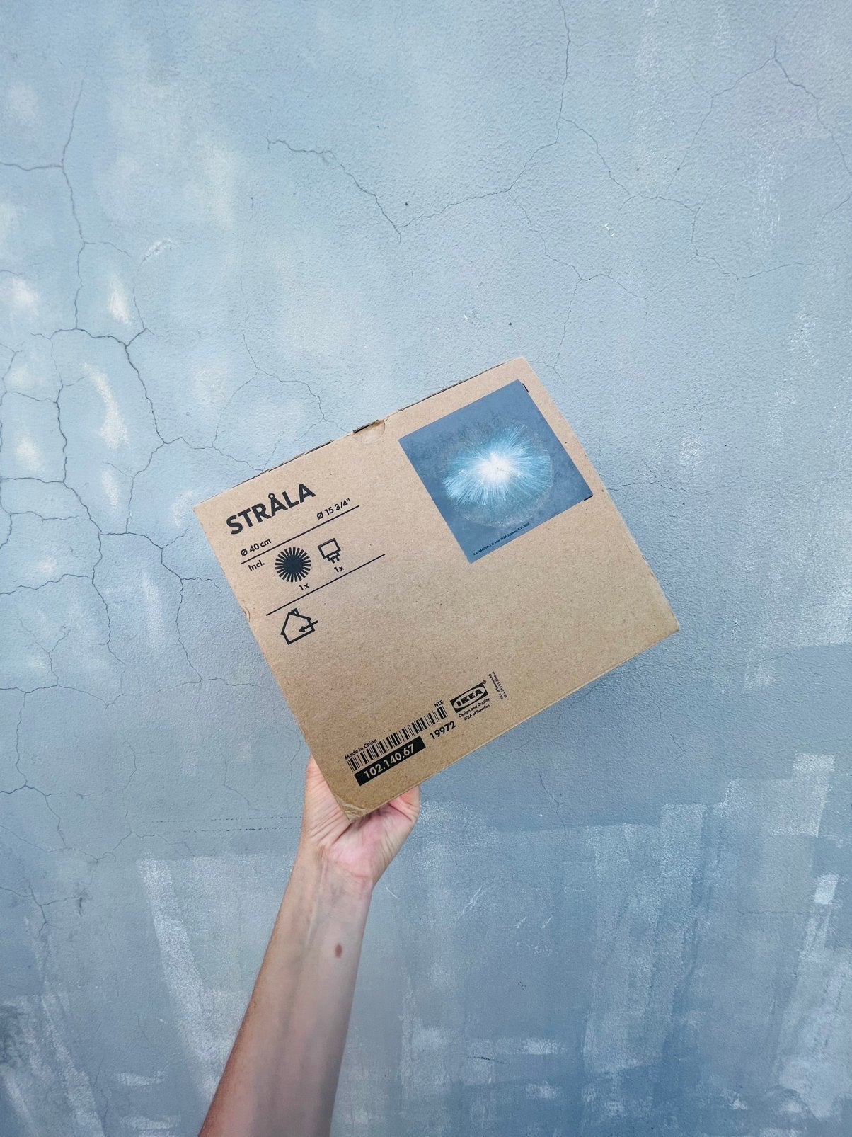 Vintage IKEA STRÅLA KALLT Fiber Optic Lamp, Kunststof, Nieuw, 75 cm of meer, Galaxy / UFO / Space Age / Design / Scandi