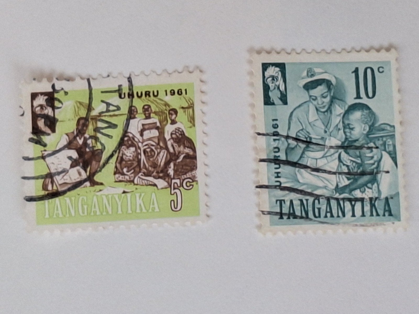 De G Tanganyika Postzegels - Uhuru 1961 Collectie, Ophalen of Verzenden