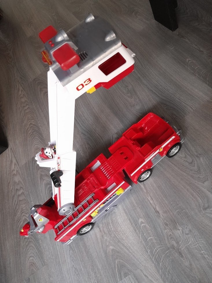 paw patrol brandweerauto, Kinderen en Baby's, Speelgoed | Speelgoedvoertuigen, Zo goed als nieuw, Ophalen