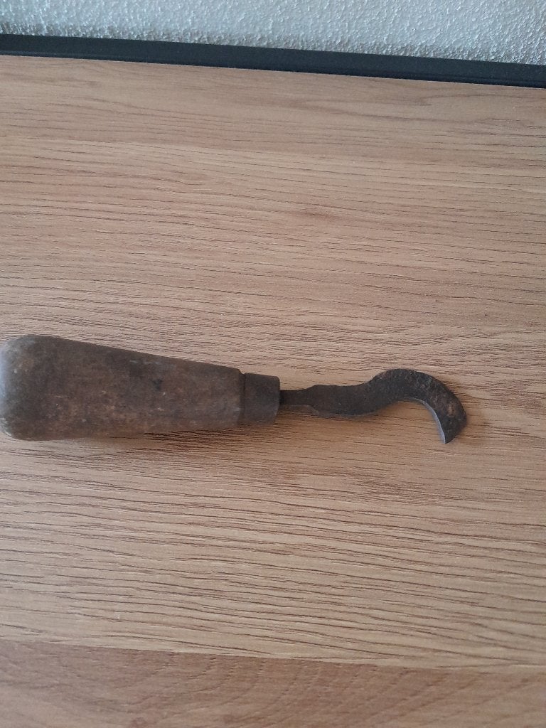 Antiek Ritsmeit of Hoefmes of Zinkkrabber of ...., Ophalen of Verzenden